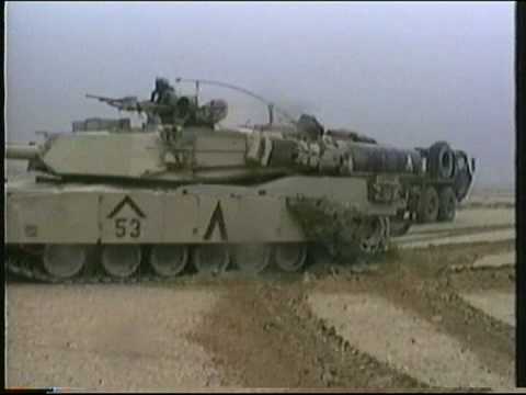 Abrams - US M1 Abrams surprise Iraqi Republican guard Units and Overwhelm them in the Battle known as 73 Easting, Gulf War 1991.