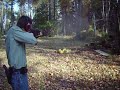 Disintegration of pumpkin with AK 47