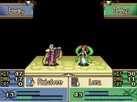 Fire Emblem 8 - Tethys Vs. Lyon