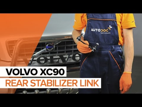 how to change rear anti roll bar link on volvo xc90 1 tutorial  autodoc