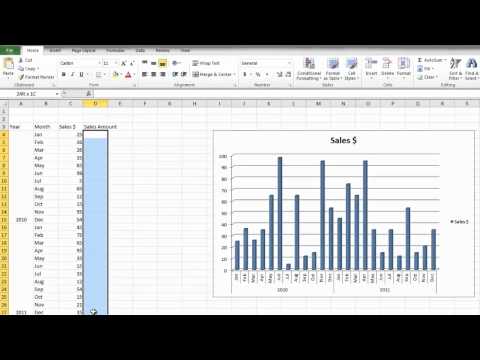 how to create charts in excel