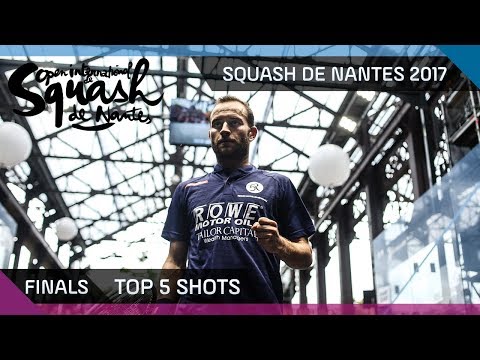 Squash: Top 5 Shots - Finals Day - Squash de Nantes 2017