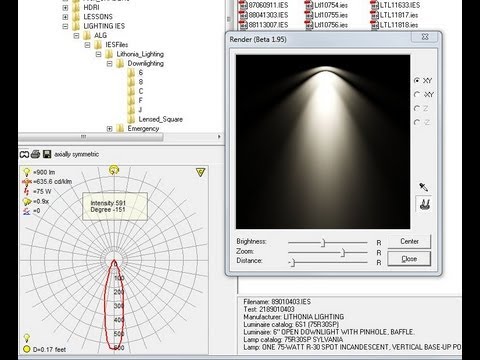 how to adjust ies lighting