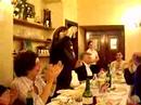 Extracte del gloriós sopar de les bandes de Morella i Alqueries a Casa Roque de Morella per tal de celebrar el seu definitiu agermanament i expressió del bon rotllo imperant tota la nit del 31 de març de 2007.