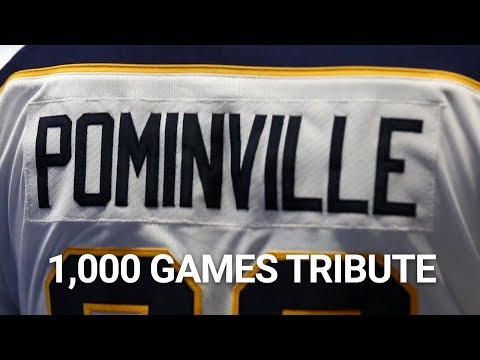 Jason Pominville 1,000 Games Tribute Open Video