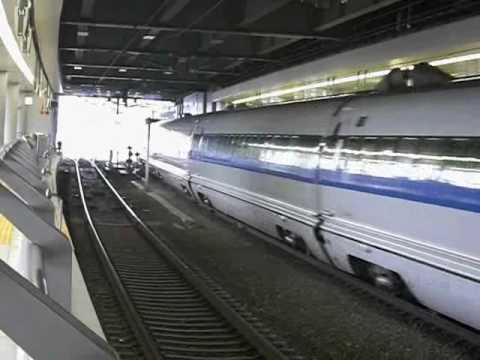 新幹線500系 品川駅に到着, Shinkansen 500
