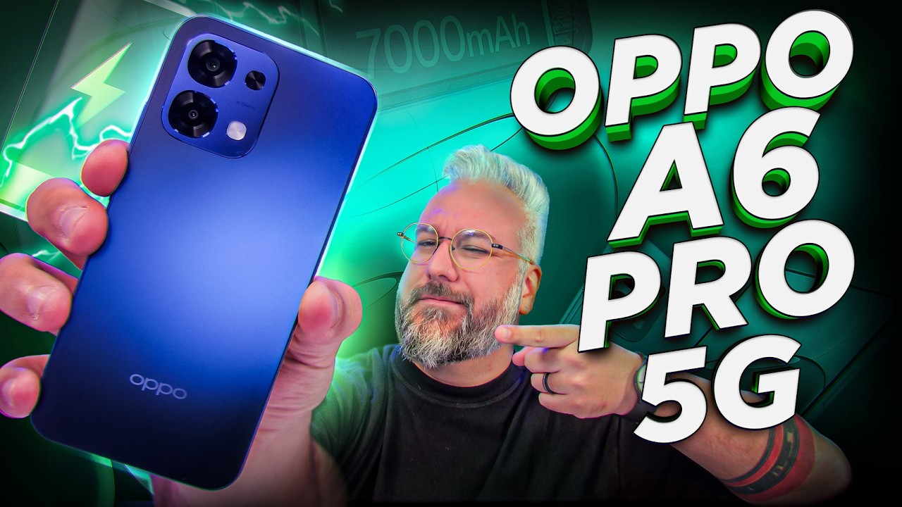 Aparelho fino e com MUITA BATERIA! OPPO A6 Pro 5G