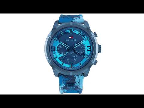 Buy Online Tommy Hilfiger Blue Dial Quartz Analog with Date Watch