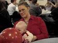 Inger gets a balloon