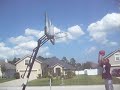 Dunking 10.5 feet with left hand