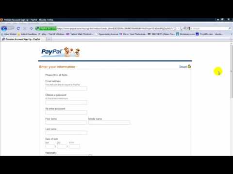 How To Open A Paypal Account for Malaysian YouTube Preview Image