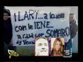 striscia lo striscione Juve-Roma