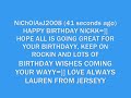 HAPPY 16TH BIRTHDAY NICK! HAPPY 16TH BIRTHDAY NICK!