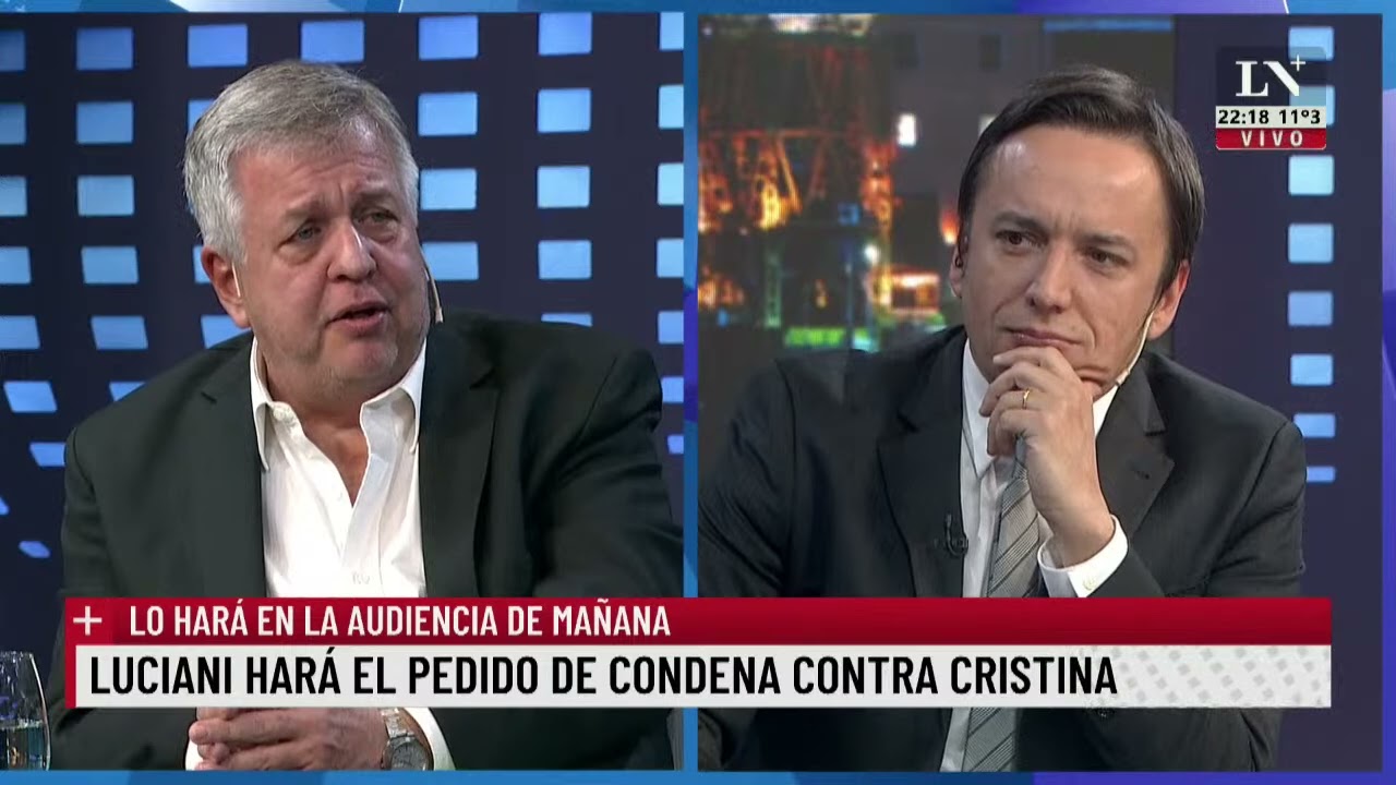 Stornelli, preocupado por la seguridad del fiscal Luciani: "Van a venir los vueltos"