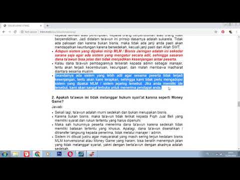 Tanya Jawab Seputar Ta'awun Part 1