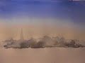 Painting Watercolour Trees 1 - Distant Trees Painting Watercolour Trees 1 - Distant Trees