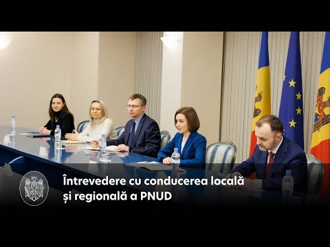 Șefa statului a avut o întrevedere cu conducerea locală și regională a Programului Națiunilor Unite pentru Dezvoltare