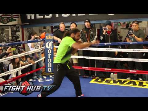 Keith Thurman vs. Julio Diaz: Thurman media workout video