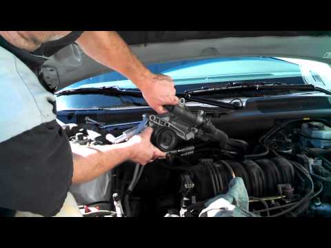 Coolant elbows tubes replacement Buick Lesabre 2003 3800  Install Remove Replace How to change