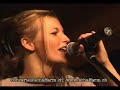 live at the sheepfarm, switzerland in 2003 as opening act & back up band for becky hobbs & duane sciacqua.