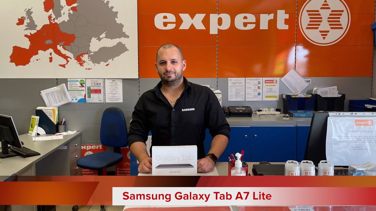 Samsung Galaxy Tab A7 Lite (SM-T220) kicsomagolás és bemutató