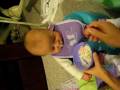videos de Giuliana eating rice cereal #3
