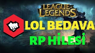 League of Legends Bedava RP Hilesi 2020 Güncel Ü