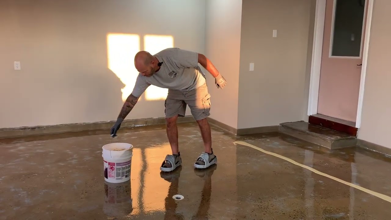 HOW TO INSTALL CFS-1C POLYASPARTIC, PIGMENTED BASE COAT AND CLEAR TOPCOAT