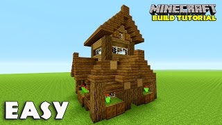 Minecraft How To Build A Small Survival House Tutorial Easy