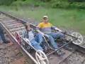 AMSOIL railroad bike