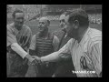 Babe Ruth vs Walter Johnson - 1942 Benefit Game Newsreel Babe Ruth vs Walter Johnson - 1942 Benefit Game Newsreel