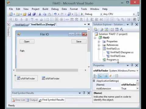 how to provide file path in c#