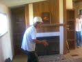 Brother ramming head through wall