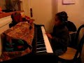 luan 4years old play alicia keys