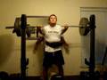 375x2 raw squat. Taylor Peyronel.