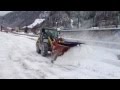 Kramer 580 Hubert beim schneeräumen
