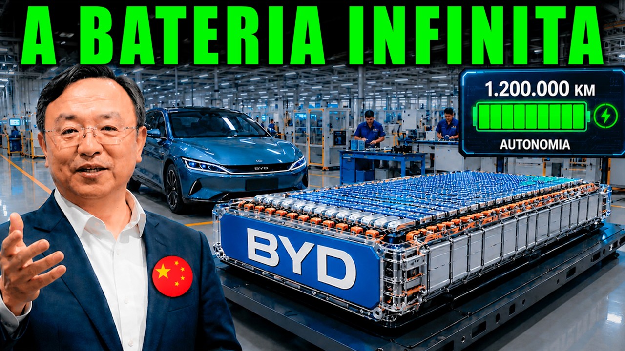 A BYD Criou uma Bateria Tão PERFEITA que a Indústria Entrou em PÂNICO