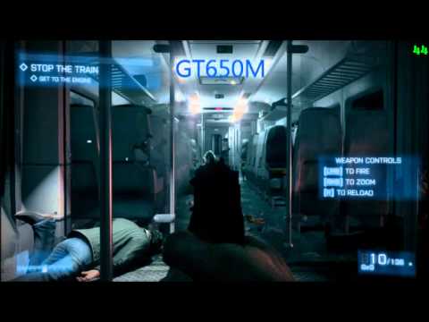 650M - This is a comparison video between the GT555M and the GT650M, in the top right corner you can see the FPS. The GT650M should be 47% faster than the GT555M. B...