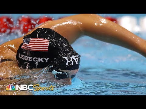 Katie Ledecky holds off Simone Manuel for 200 free victory in Bloomington | NBC Sports