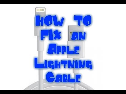 how to repair lightning cable