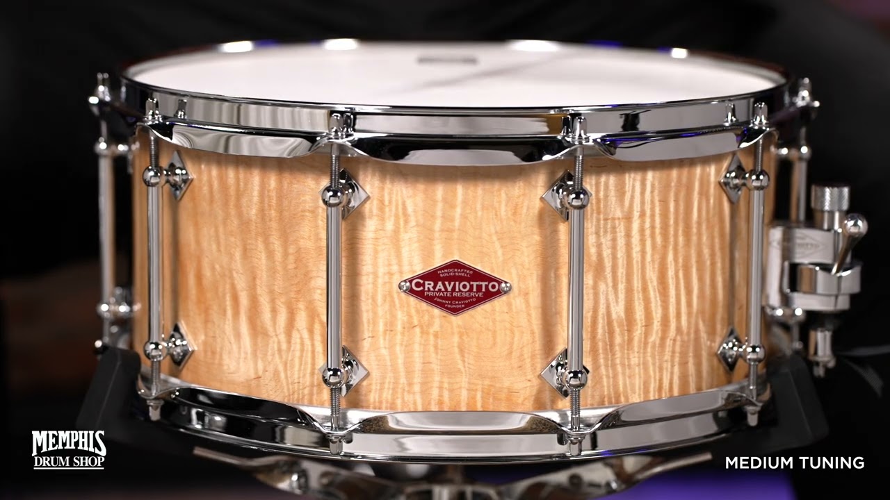 Craviotto Snare Drums at Memphis Drum Shop