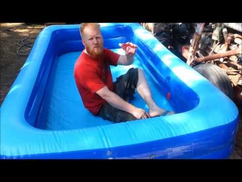 how to find a leak in a blow up pool