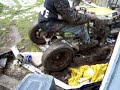 my old ass tractor burning out 3 new rubbers not alota smoke