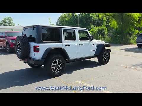 Used 2026 Bright White Clearcoat JEEP RUBICON 4 DOOR 4X4 image 1