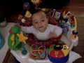 Baby Fredo in Bouncer at Five months