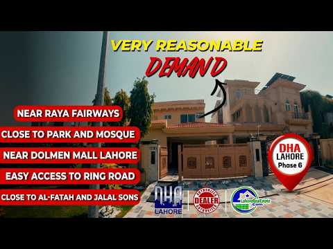 Inside a Beautiful 4 Bedroom House for Sale in DHA Phase 6 Lahore D Block | Near Raya & Dolmen Mall