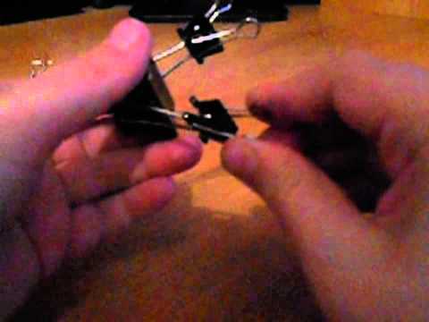 Как сделать из скрепки видео