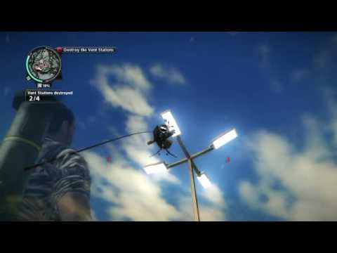 how to destroy vent just cause 2