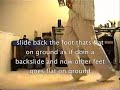 stationary moonwalk/backslide