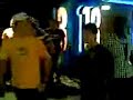 Marino saludando a la salida del cine